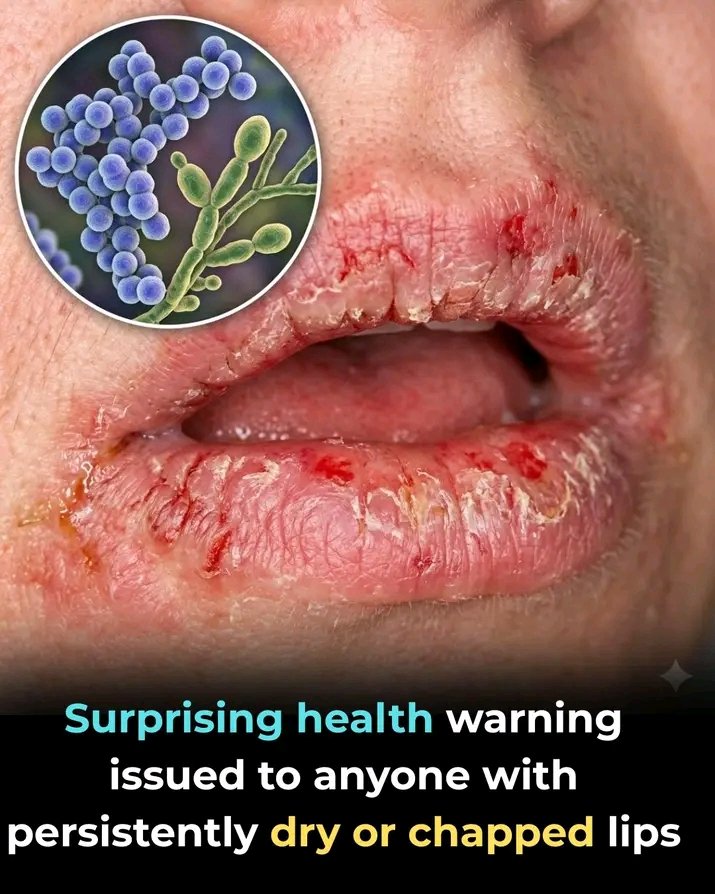 Surprising Health Warning About Persistently Dry or Chapped Lips.