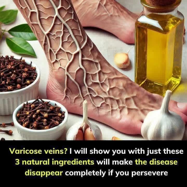 Varicose Veins? “Just 3 Natural Ingredients” — What Actually Helps.
