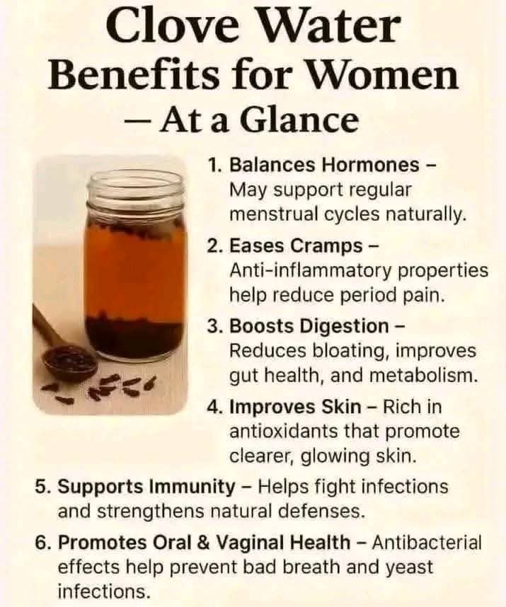 Clove Water Benefits for Women.,…