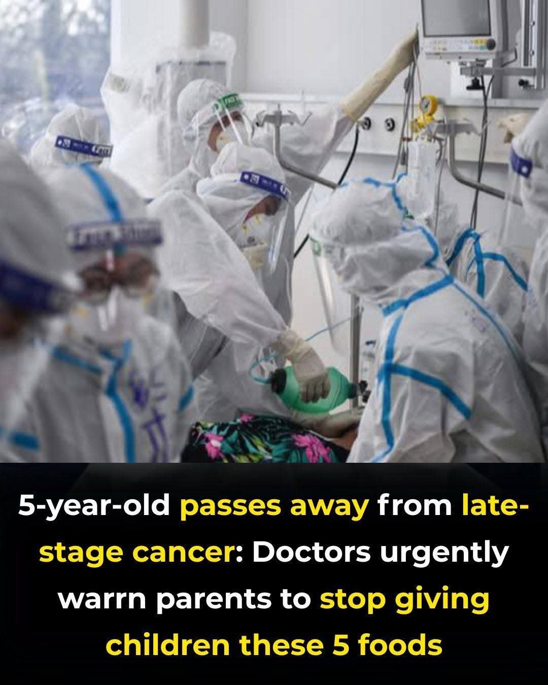 Stop feeding your children these 5 foods immediately.These food cause death .