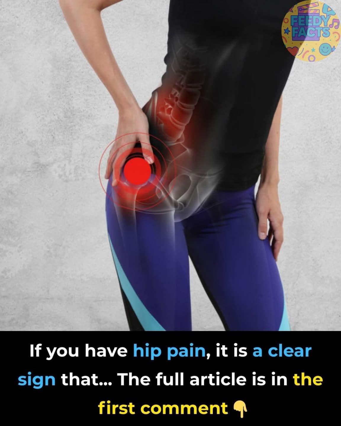 If you feel pain in your hip, your body may be signaling that…