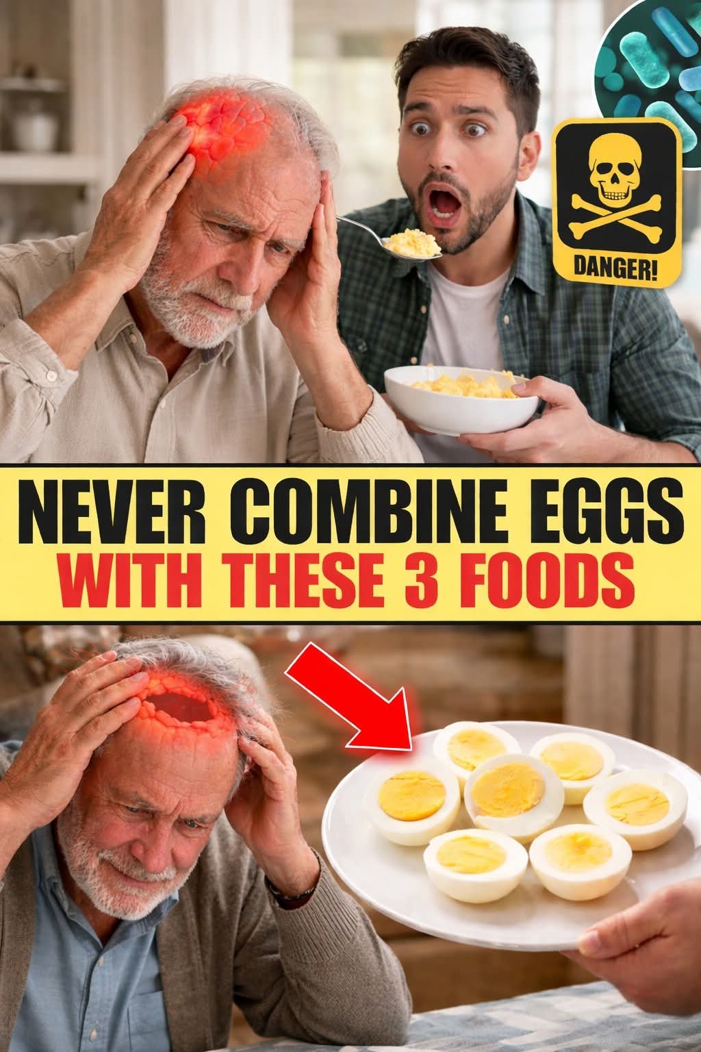 SENIORS STOP: Don’t Combine Eggs With These 3 Foods –Shocking side effects…