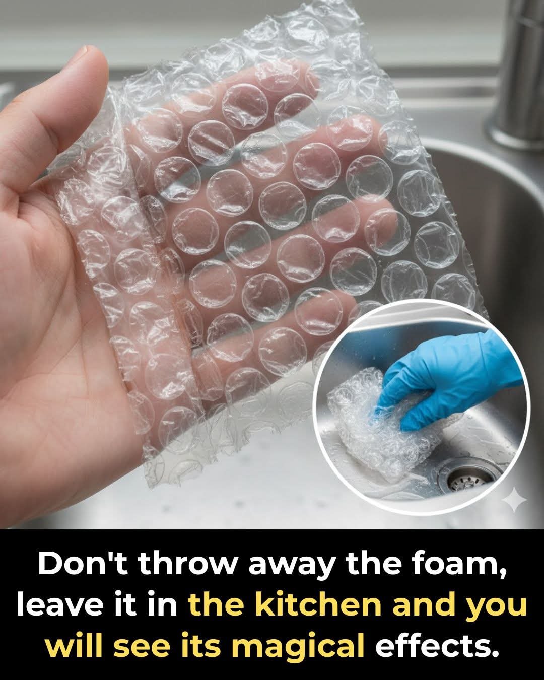 Keep your bubble wrap – it has unexpected uses in the kitchen 😲