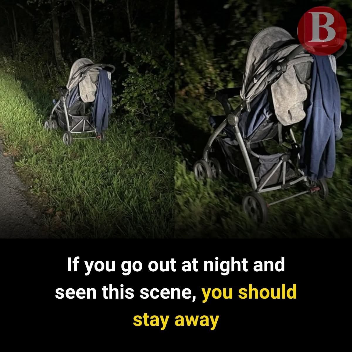 If you go out at night and seen this scene, you should stay away because it’s a sign that…. See more