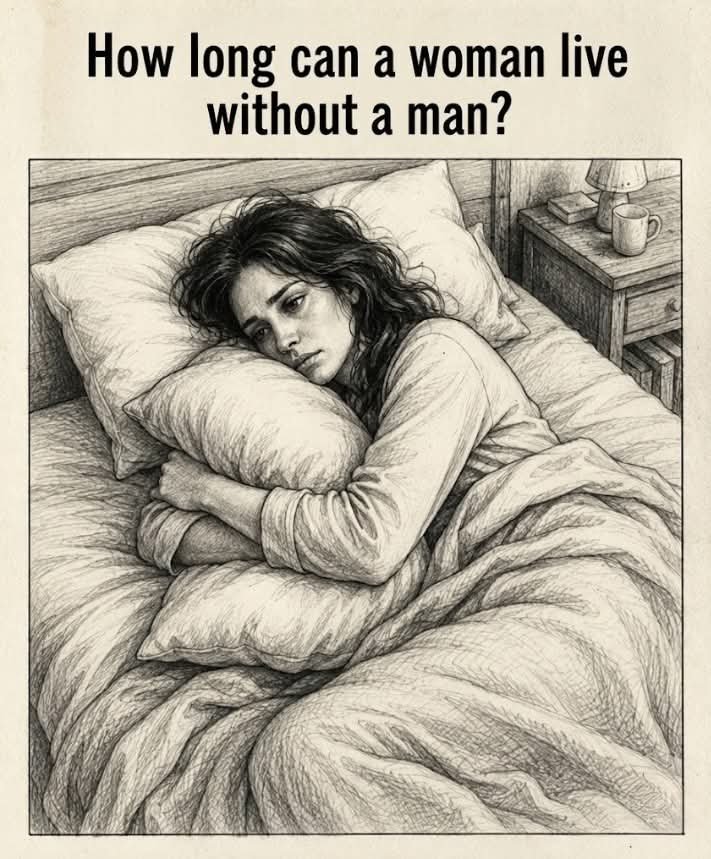 How long can a woman live without a men?